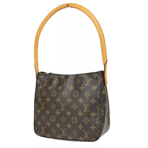 LOUIS VUITTON Looping MM Shoulder Bag Monogram Leather BN France - Picture 1 of 7